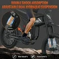 2000W Electric Dirt Bike for Adults Ridingtimes GT73,brushless Hub Motor,18.2AH*2 Electric BIKE with 25" tires digital screen Carbon Steel,BLACK