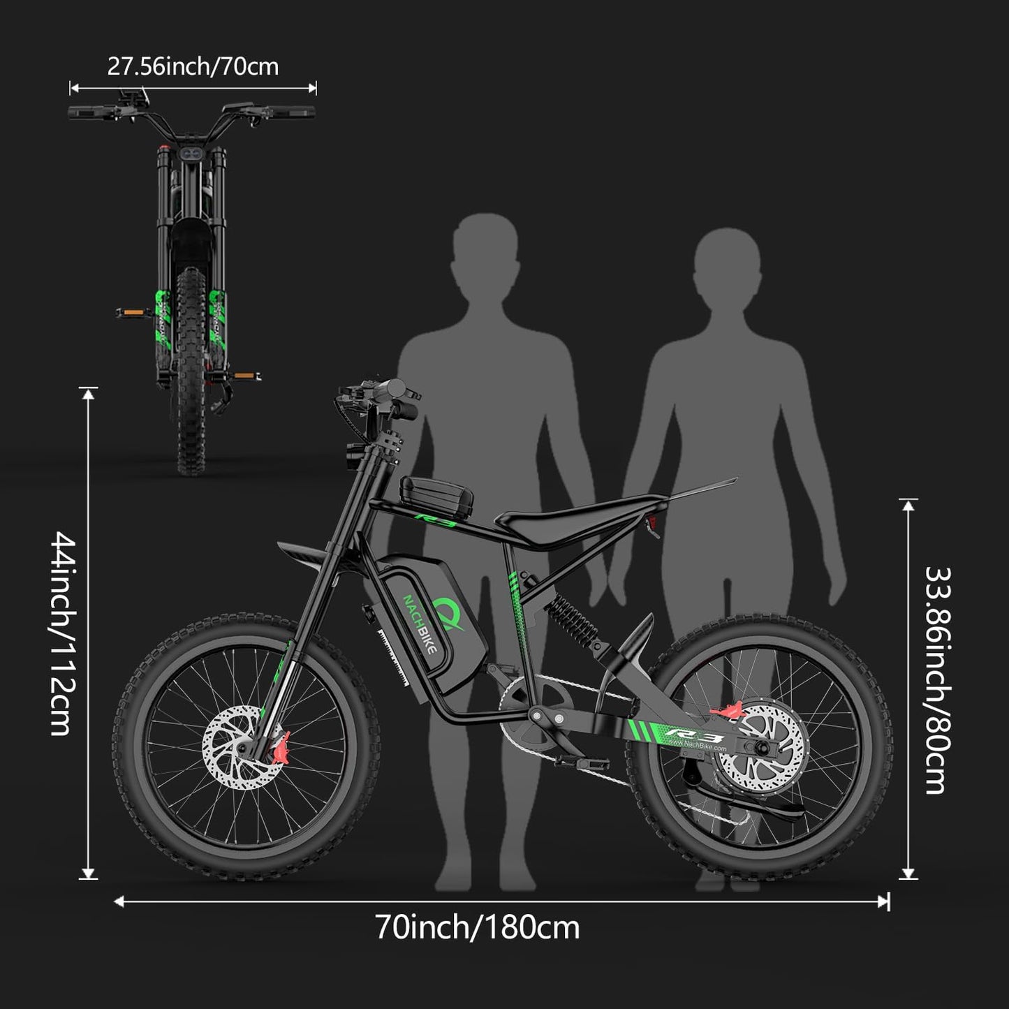 50MPH/40MPH Electric Bike for Adults, 4000W/6000W Electric Dirt Bike with 60V25Ah Battery, Max 50Miles, Dual Hydraulic Brake, Full Suspensions Ebike for Teens, 19'' Motorcycle Tire