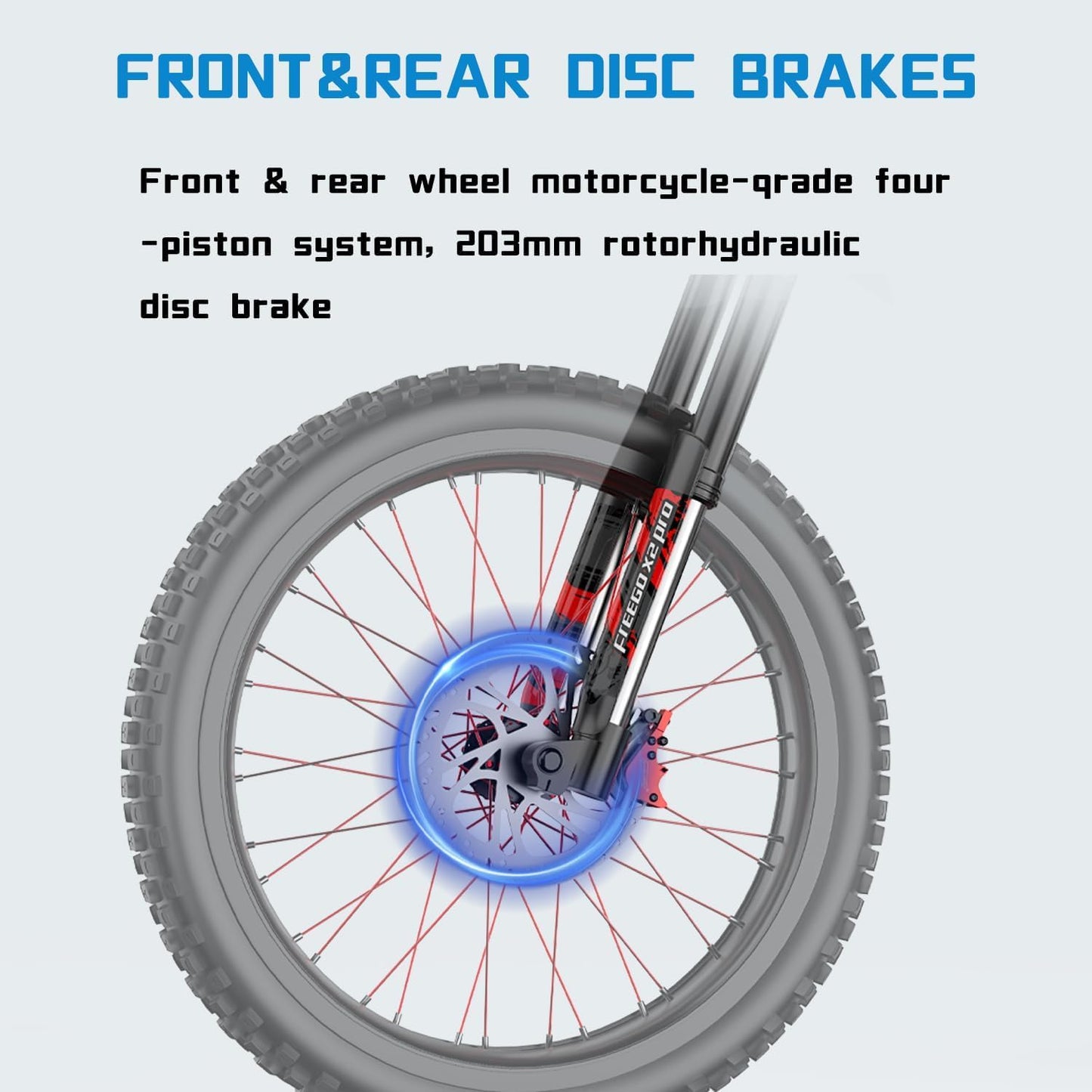 Freego X2Pro Electric Motorcycle for Adults, Electric Dirt Bike Teens 6000W(Peak) Motor 60V/30Ah Battery,50MPH/7 Speed Off Road Electric Bicycle,19x2 Full Suspension/Four-Piston Hydraulic Brake