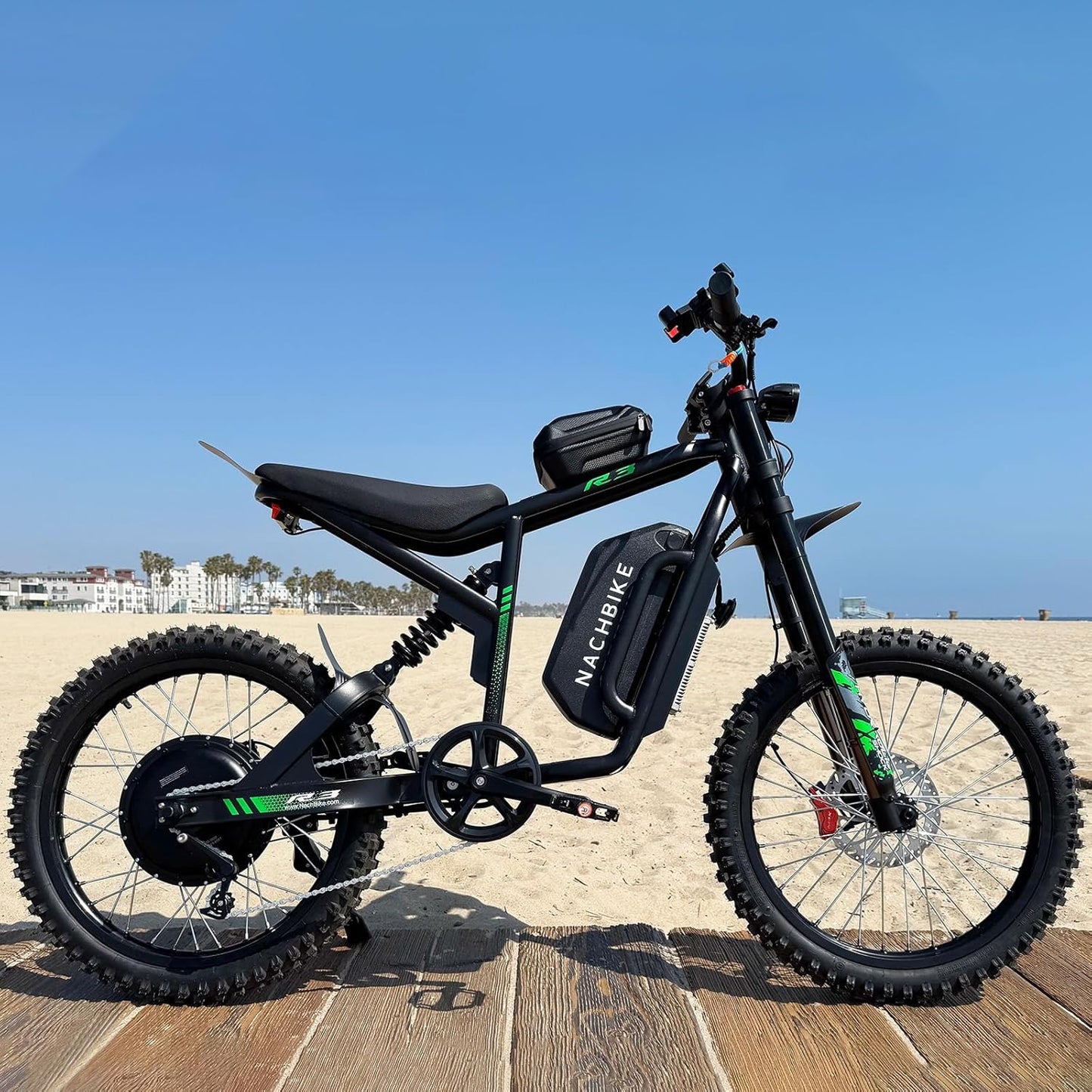 50MPH/40MPH Electric Bike for Adults, 4000W/6000W Electric Dirt Bike with 60V25Ah Battery, Max 50Miles, Dual Hydraulic Brake, Full Suspensions Ebike for Teens, 19'' Motorcycle Tire